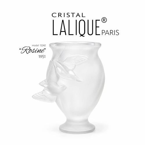 Lalique rosine crystal dove - rosine,