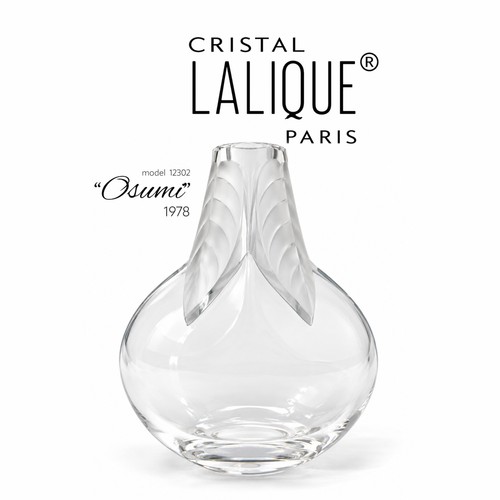 Lalique osumi crystal bud - osumi,